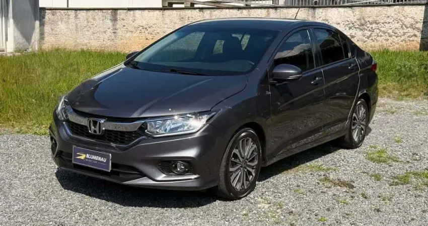 Honda City EX CVT - Cinza - 2018/2018