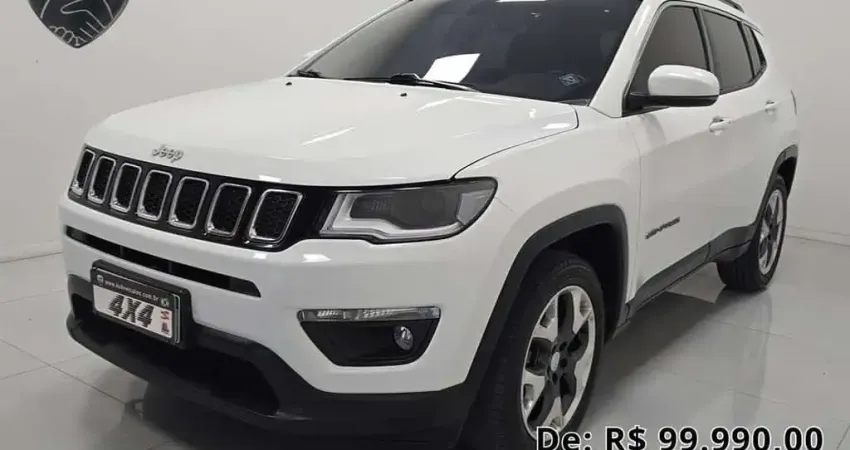 Jeep Compass LONGITUDE 2.0 4x2 Flex 16V Aut.  - Branca - 2019/2019