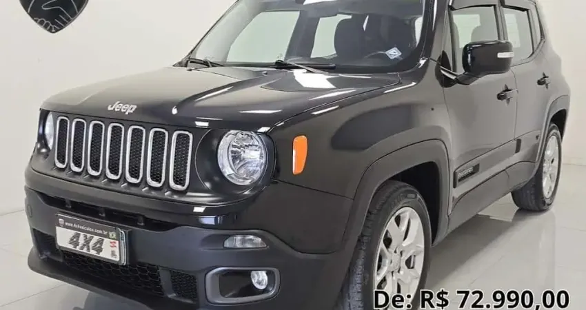 Jeep Renegade Longitude 1.8 4x2 Flex 16V Aut.  - Preta - 2015/2016