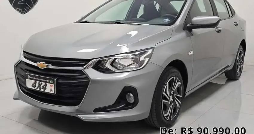 Chevrolet Onix SEDAN Plus LT 1.0 - Cinza - 2024/2025