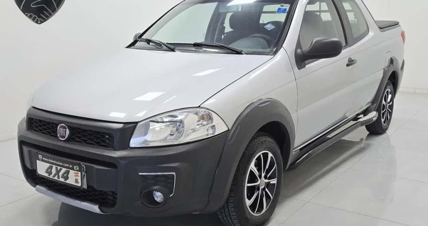 Fiat Strada Working 1.4 mpi Fire Flex 8V CD  - Prata - 2015/2016