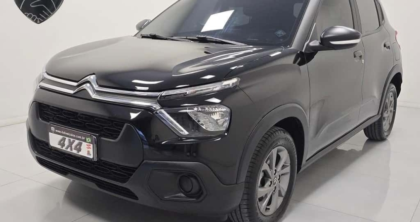 Citroën C3 Feel 1.0 Flex 6V 5p Mec.  - Preta - 2024/2024