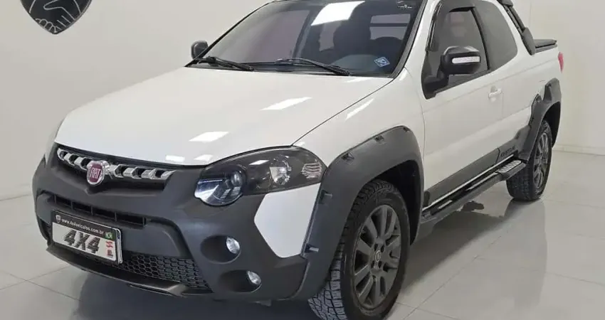 Fiat Strada Adventure1.8/ 1.8 LOCKER Flex CD  - Branca - 2018/2019