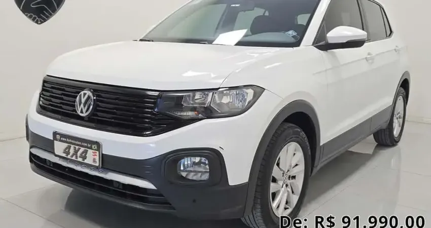 Volkswagen T-Cross 200 TSI 1.0  Flex 12V 5p Aut.  - Branca - 2020/2020