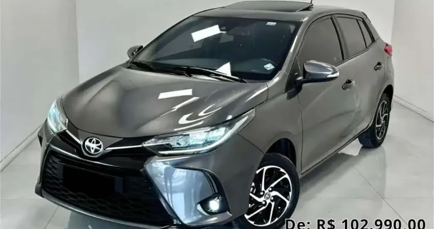 Toyota Yaris XLS 1.5 Flex 16V 5p Aut.  - Cinza - 2022/2023