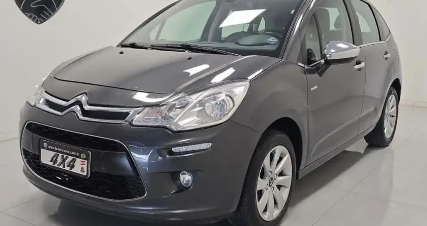 Citroën C3 Excl. 1.6 VTi Flex Start 16V 5p Mec.  - Cinza - 2013/2014