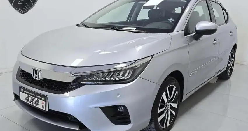 Honda City Hatchback Touring 1.5 Flex 16V Aut - Prata - 2022/2023