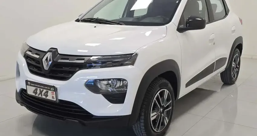 Renault Kwid Intense 1.0 Flex 12V 5p Mec.  - Branca - 2022/2023