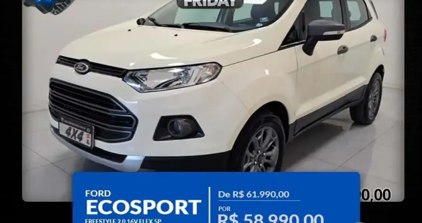 Ford EcoSport FREESTYLE 2.0 16V Flex 5p Aut.  - Branca - 2015/2015