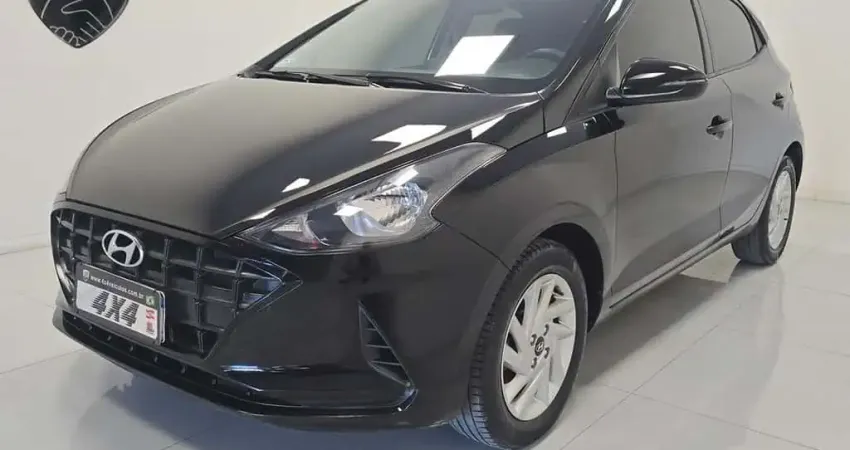 Hyundai HB20 Evolution 1.0 Flex 12V Mec.  - Preta - 2020/2021