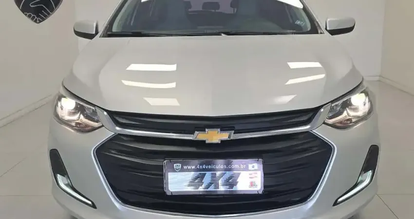 Chevrolet Onix HATCH PREM. 1.0 12V TB Flex 5p Aut. - Prata - 2019/2020
