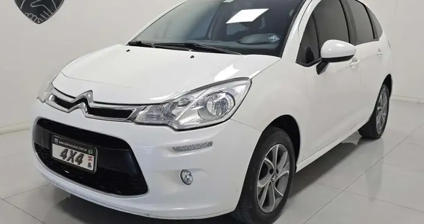 Citroën C3 Tendance 1.6 VTi Flex Start 16V Aut. - Branca - 2017/2018