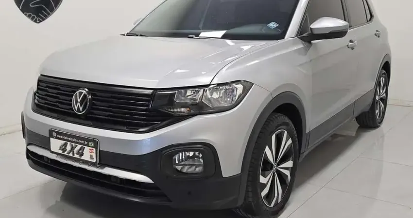 Volkswagen T-Cross 200 TSI 1.0  Flex 12V 5p Aut.  - Prata - 2023/2024
