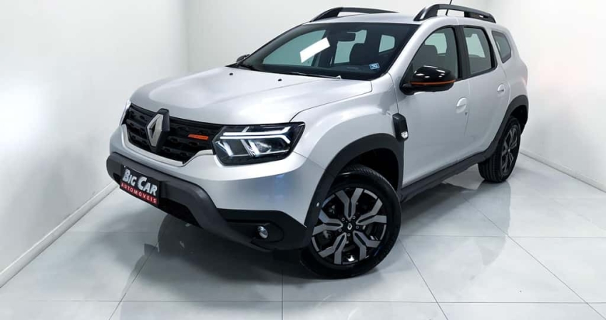 Renault Duster Iconic Plus 1.3 TB 16V Flex Aut. - Prata - 2024/2025