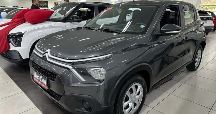 Citroën C3 Live Pack 1.0 Flex 6V  Mec.  - Cinza - 2023/2024