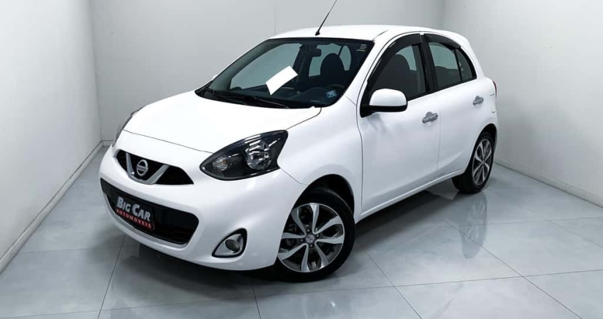 Nissan March SL 1.6 16V Flex - Branca - 2016/2016