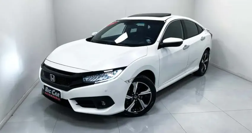 Honda Civic TOURING 1.5 Turbo 16V Aut. - Branca - 2016/2017