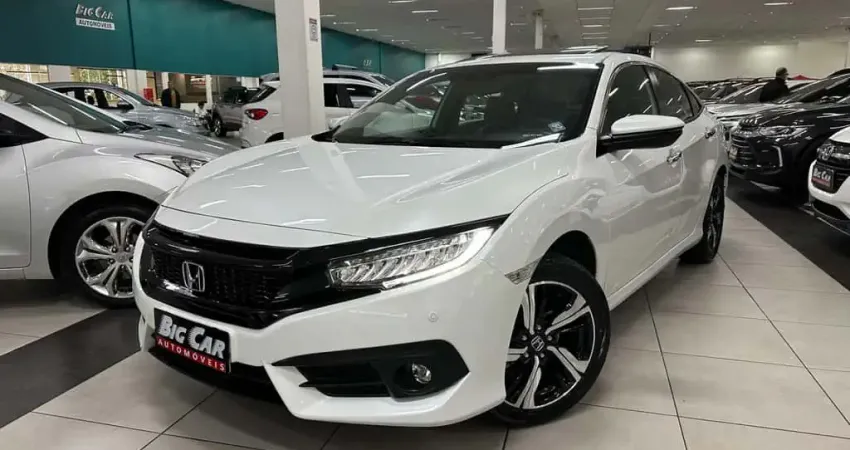 Honda Civic TOURING 1.5 Turbo 16V Aut. - Branca - 2016/2017