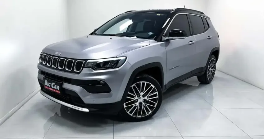 Jeep Compass LIMITED T270 1.3 TB 4x2 Flex Aut  - Prata - 2023/2023