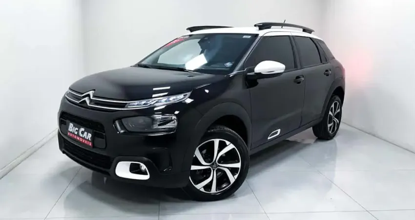 Citroën C4 CACTUS SHINE Pack 1.6 Turbo Flex Aut.  - Preta - 2021/2022