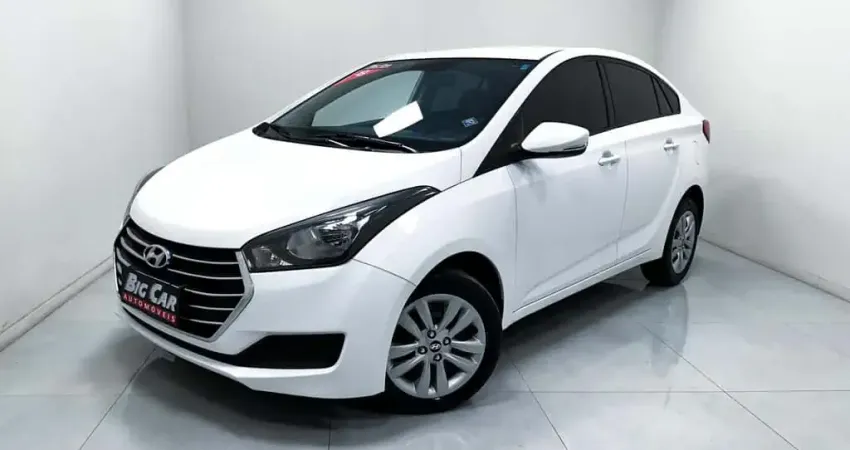 Hyundai HB20S Comfort Plus 1.0 Flex 12V Mec.  - Branca - 2017/2018