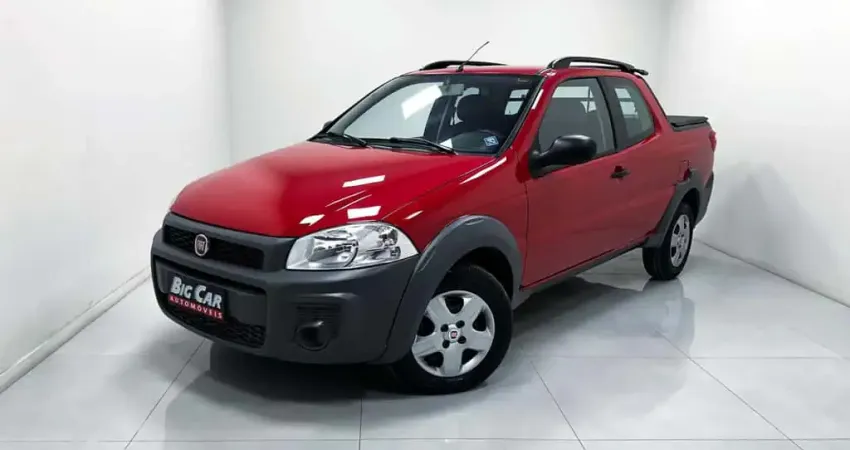 Fiat Strada Working 1.4 mpi Fire Flex 8V CD  - Vermelha - 2014/2014