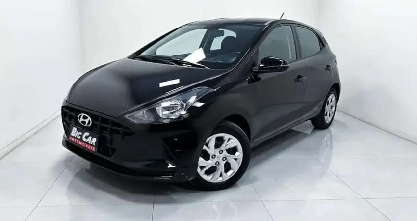 Hyundai HB20 Vision 1.0 Flex 12V Mec.  - Preta - 2021/2022