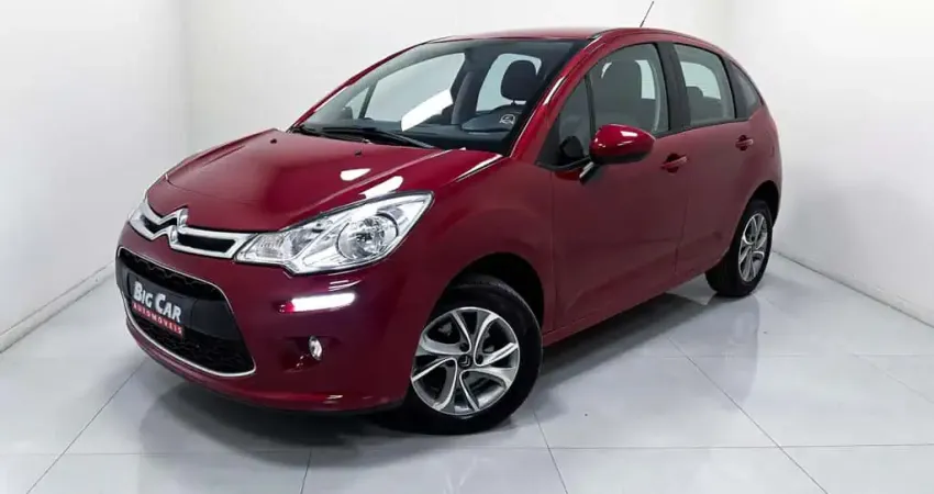 Citroën C3 Attraction 1.6 Flex 16V Aut.  - Vermelha - 2019/2020