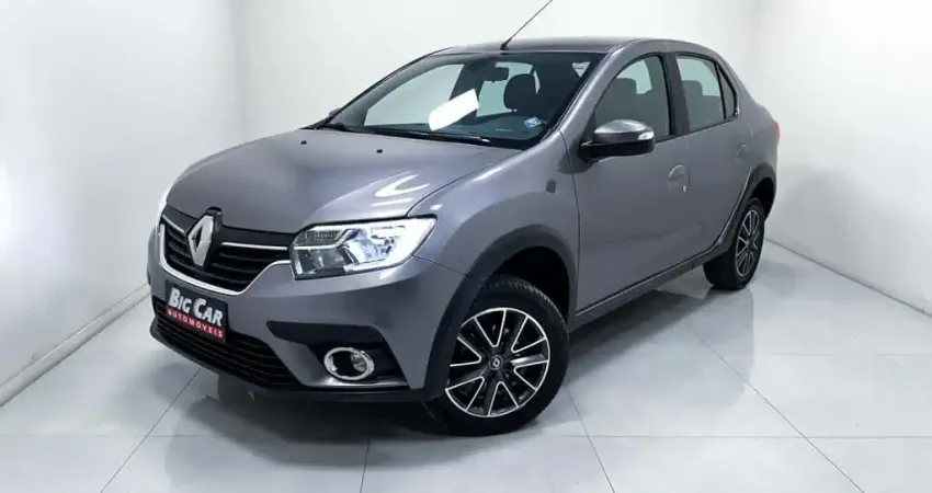 Renault Logan Iconic Flex 1.6 16V Aut. - Cinza - 2019/2020
