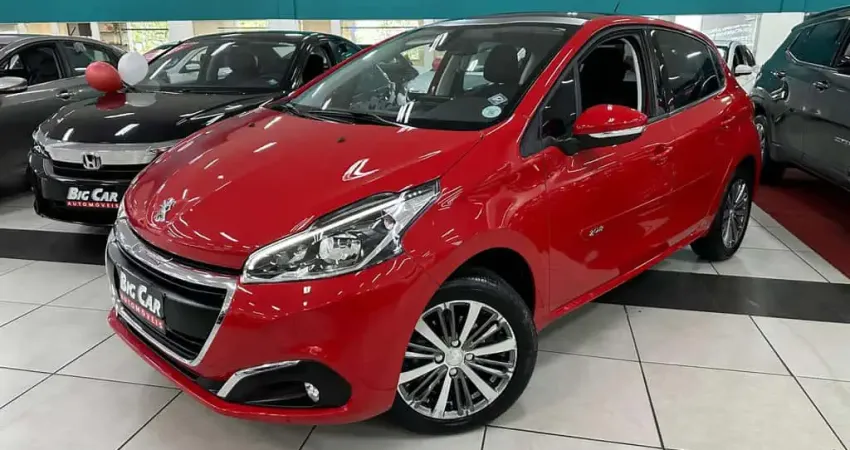Peugeot 208 Griffe 1.6 Flex 16V  Aut.  - Vermelha - 2018/2019