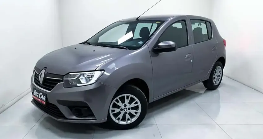 Renault Sandero Zen Flex 1.0 12V Mec.  - Cinza - 2020/2021