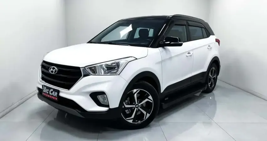 Hyundai Creta Pulse Plus 1.6 16V Flex Aut.  - Branca - 2019/2020