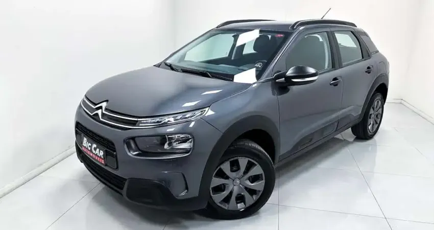Citroën C4 CACTUS LIVE 1.6 16V Flex Aut.  - Cinza - 2020/2021