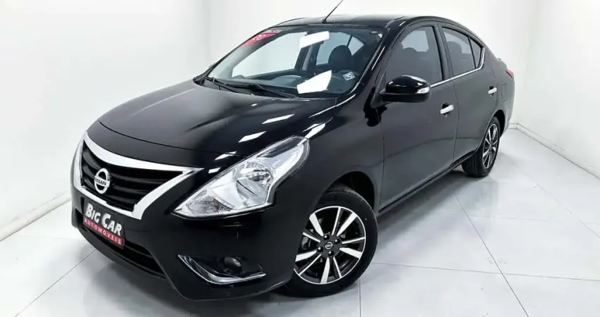 Nissan Versa SL 1.6 16V FlexStart Aut.  - Preta - 2019/2020