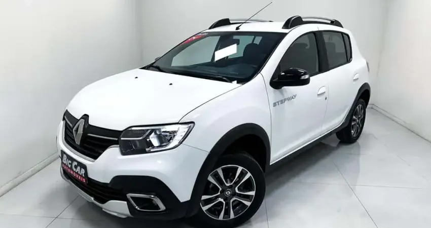 Renault Sandero STEPWAY Iconic Flex 1.6 16V Aut.  - Branca - 2023/2024
