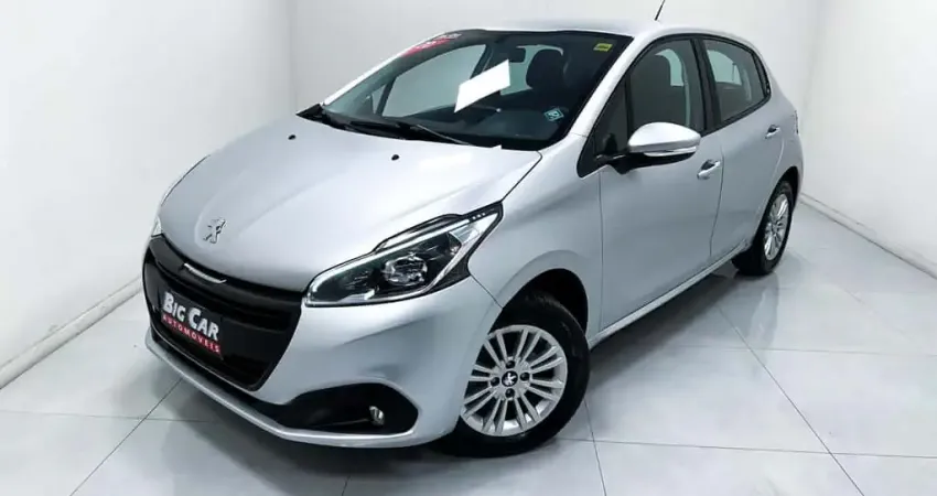 Peugeot 208 Active 1.2 Flex 12V 5p Mec.  - Prata - 2019/2020