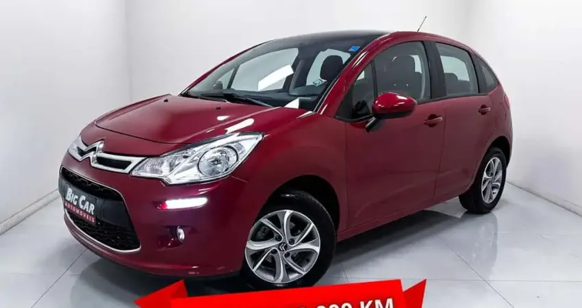 Citroën C3 Tendance 1.5 Flex 8V Mec. - Vermelha - 2013/2014