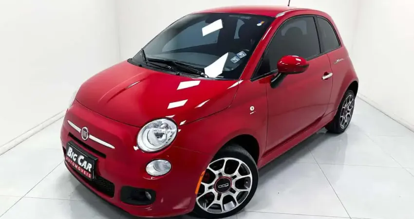 Fiat 500 Sport Air 1.4 16V Aut.  - Vermelha - 2013/2014
