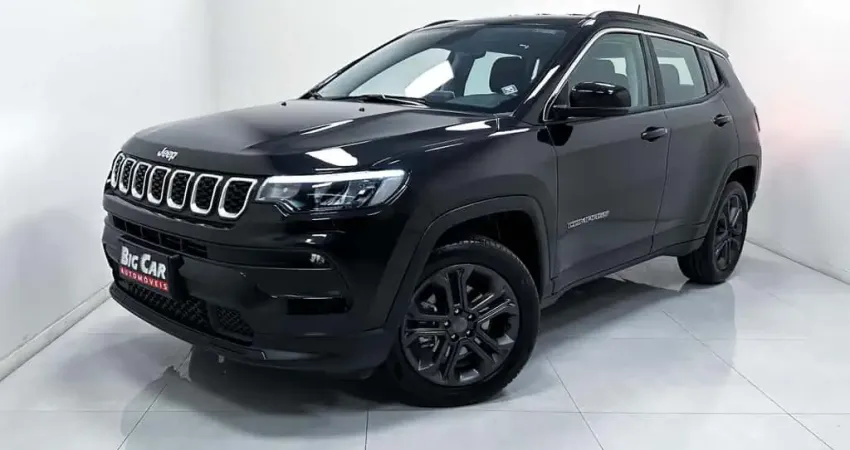 Jeep Compass SPORT T270 1.3 TB 4x2 Flex Aut.  - Preta - 2024/2025