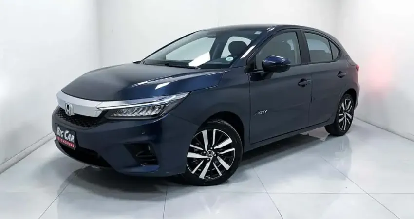 Honda City Hatchback Touring 1.5 Flex 16V Aut  - Azul - 2022/2023