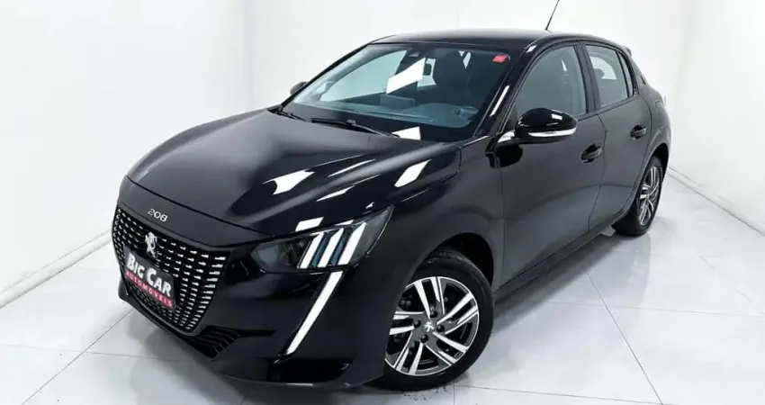 Peugeot 208 Griffe 1.6 Flex 16V  Aut.  - Preta - 2022/2023