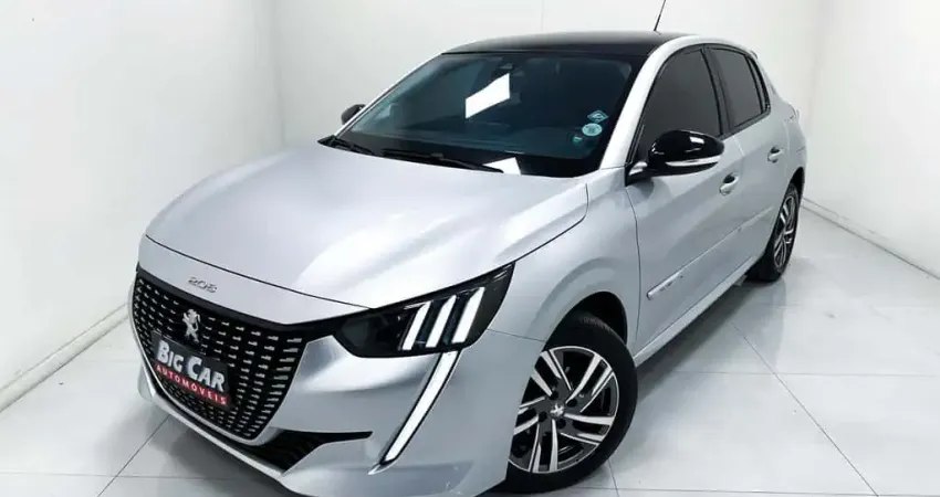 Peugeot 208 Griffe 1.6 Flex 16V Aut.  - Prata - 2021/2022