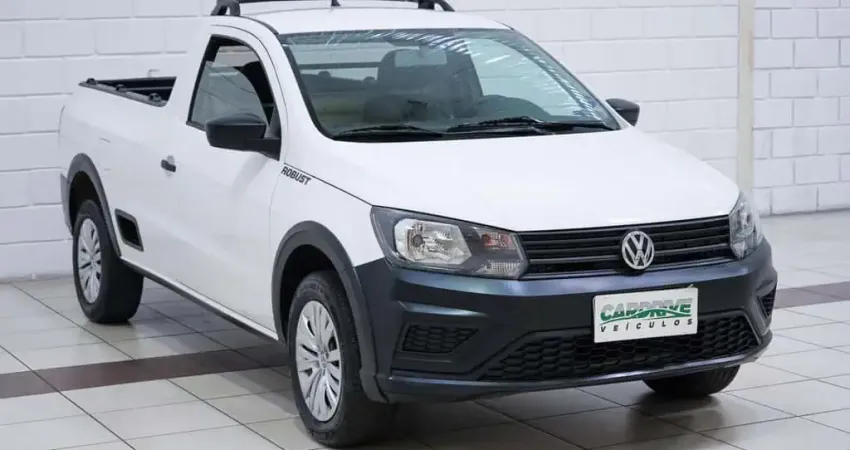 Volkswagen Saveiro Robust 1.6 Total Flex 8V  - Branca - 2020/2021