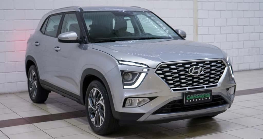 Hyundai Creta Limited 1.0 TB 12V Flex Aut.  - Prata - 2022/2023