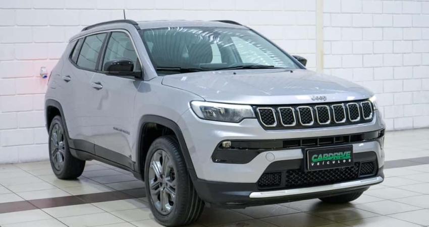 Jeep Compass LONG. T270 1.3 TB 4x2 Flex Aut.  - Prata - 2023/2023