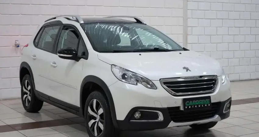 Peugeot 2008 Griffe 1.6 Turbo Flex 16V 5p Mec.  - Branca - 2018/2019