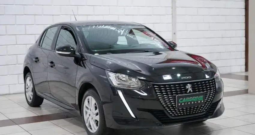 Peugeot 208 Active 1.6 Flex 16V 5p Aut.  - Preta - 2021/2022