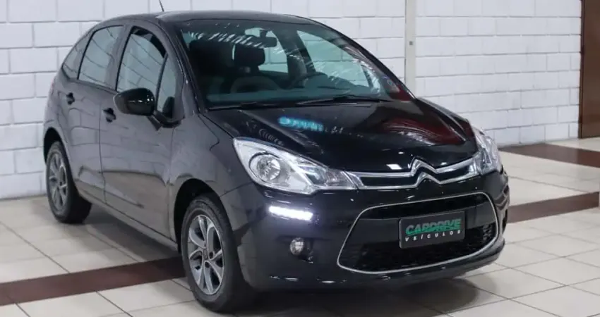 Citroën C3 1.6 Tendance VTi Flex Start 16V Aut.  - Preta - 2016/2017