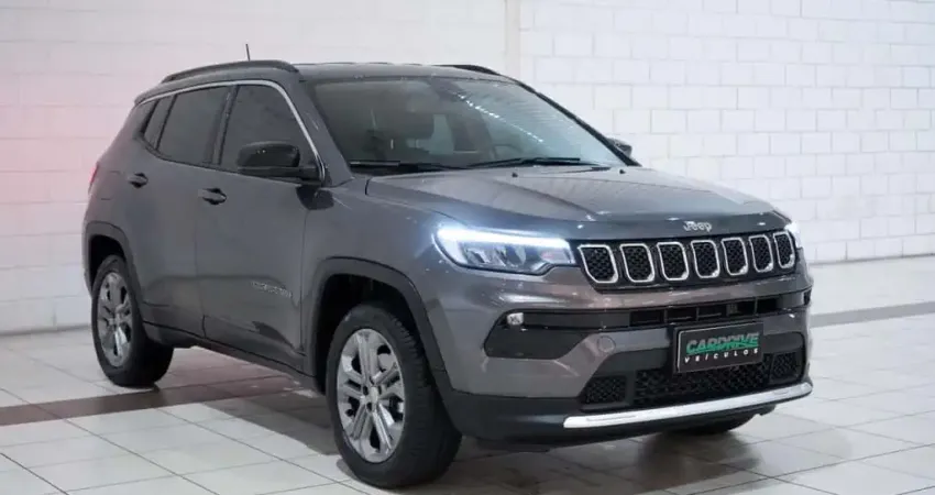 Jeep Compass LONG. T270 1.3 TB 4x2 Flex Aut.  - Cinza - 2023/2023