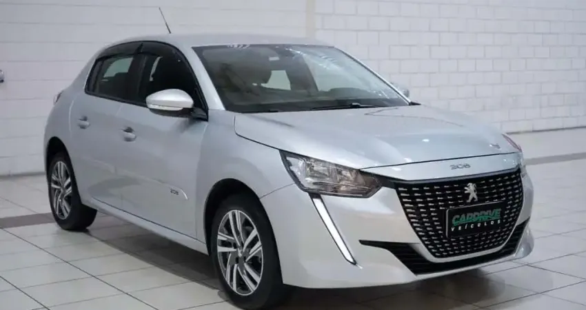 Peugeot 208 Allure 1.6 Flex 16V 5p Aut.  - Prata - 2021/2022